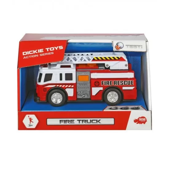 Masina de pompieri cu sunete si lumini 15 cm Dickie Toys Masina de pompieri cu sunete si lumini 15 cm Dickie Toys