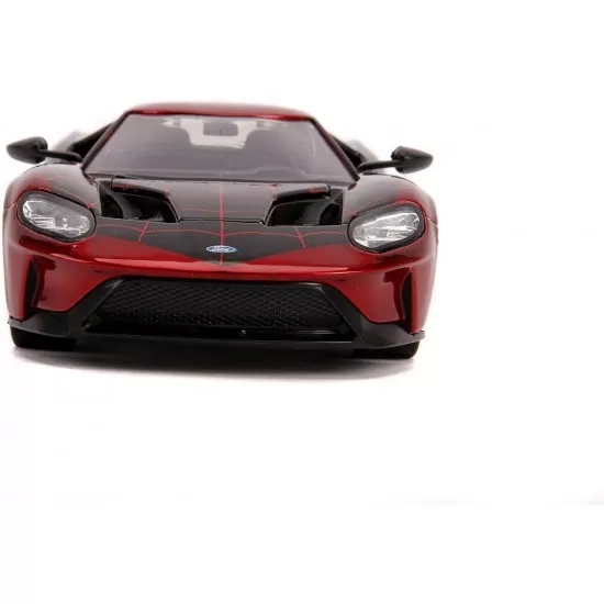 Masina metalica Spider-Man Ford GT 2017 Miles Morales Masina metalica Spider-Man Ford GT 2017 Miles Morales