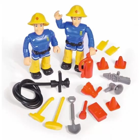 Masina Pompierului Sam cu 2 figurine, sunete si lumini Masina Pompierului Sam cu 2 figurine, sunete si lumini