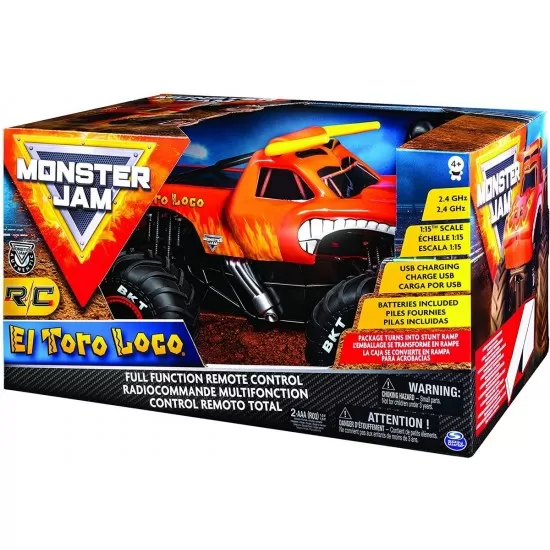Masina radiocomandata El Toro Loco Monster Jam scara 1:15 Masina radiocomandata El Toro Loco Monster Jam scara 1:15