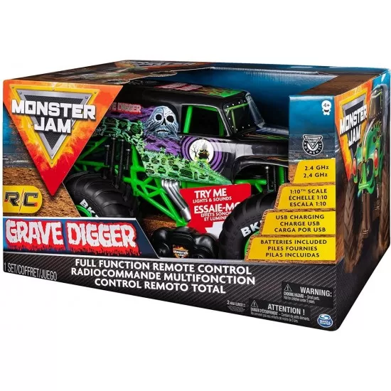 Masina radiocomandata Grave Digger Monster Jam scara 1:10 Masina radiocomandata Grave Digger Monster Jam scara 1:10