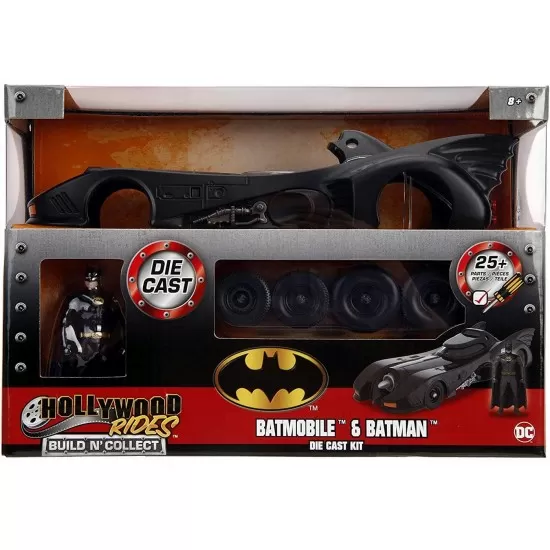 Masinuta metalica Batman 1989 Build and Collect scara 1:24 Masinuta metalica Batman 1989 Build and Collect scara 1:24