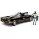 Kit de construit masinuta metalica Batmobil Clasic cu figurina Kit de construit masinuta metalica Batmobil Clasic cu figurina