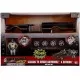 Kit de construit masinuta metalica Batmobil Clasic cu figurina Kit de construit masinuta metalica Batmobil Clasic cu figurina
