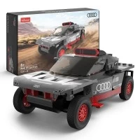 Set cuburi constructie Audi RS Q E Tron scara 1:30 Rastar 367 piese