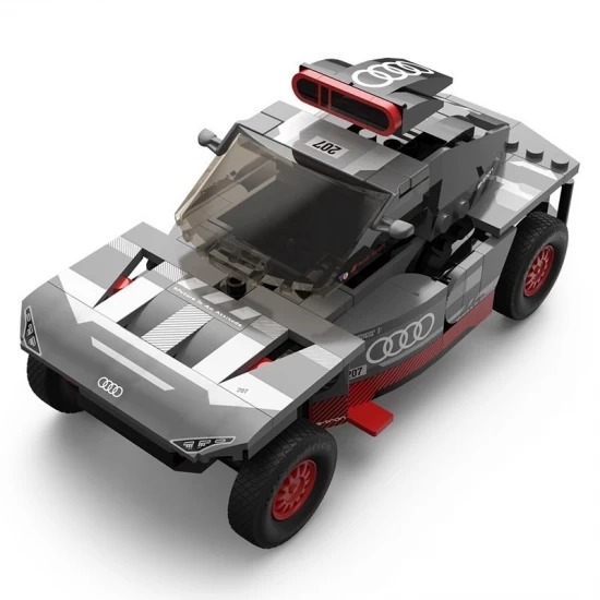 Set cuburi constructie Audi RS Q E Tron scara 1:30 Rastar 367 piese