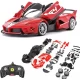 Set de constructie masinuta cu telecomanda Ferrari FXXK Evo scara 1:18 Rastar 92 piese