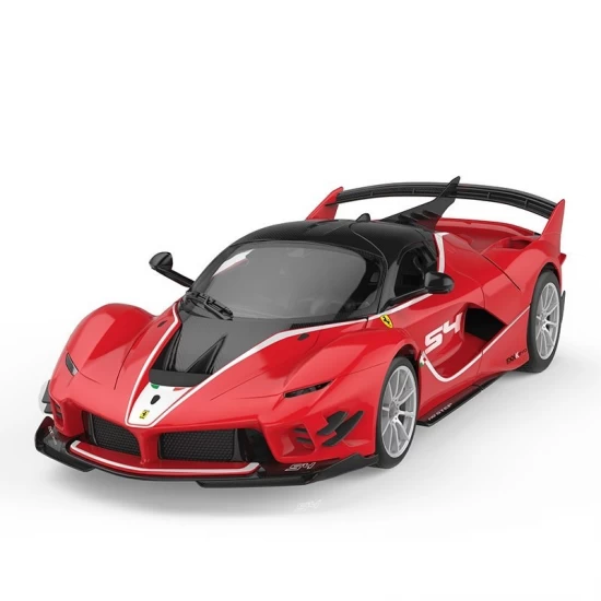 Set de constructie masinuta cu telecomanda Ferrari FXXK Evo scara 1:18 Rastar 92 piese