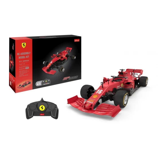 Set cuburi constructie masinuta cu telecomanda Ferrari SF1000 scara 1:16 Rastar 65 piese