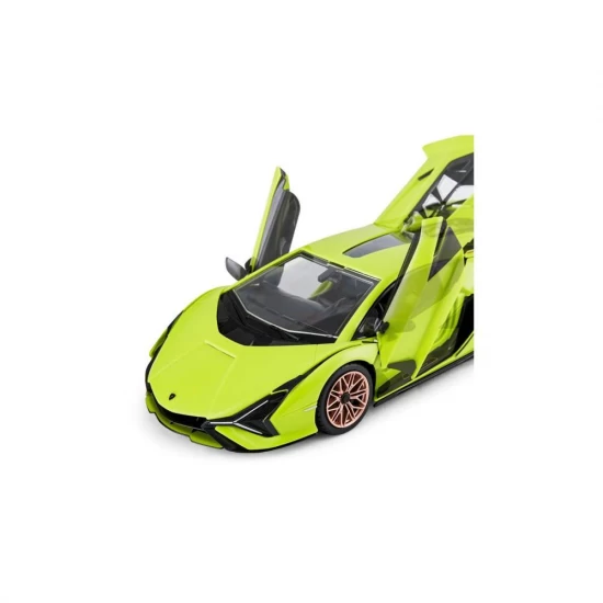 Set cuburi constructie masinuta cu telecomanda Lamborghini Sian FKP 37 scara 1:18 Rastar 72 piese