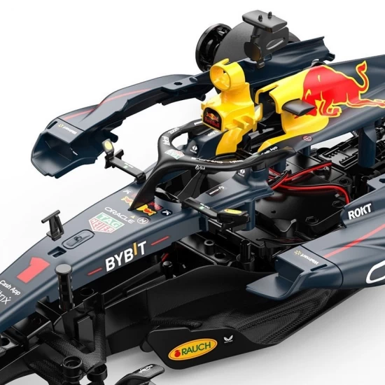 Set cuburi constructie masinuta cu telecomanda Red Bull F1 RB19 scara 1:16 Rastar 55 piese