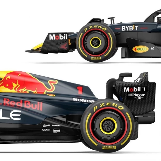 Set cuburi constructie masinuta cu telecomanda Red Bull F1 RB19 scara 1:16 Rastar 55 piese