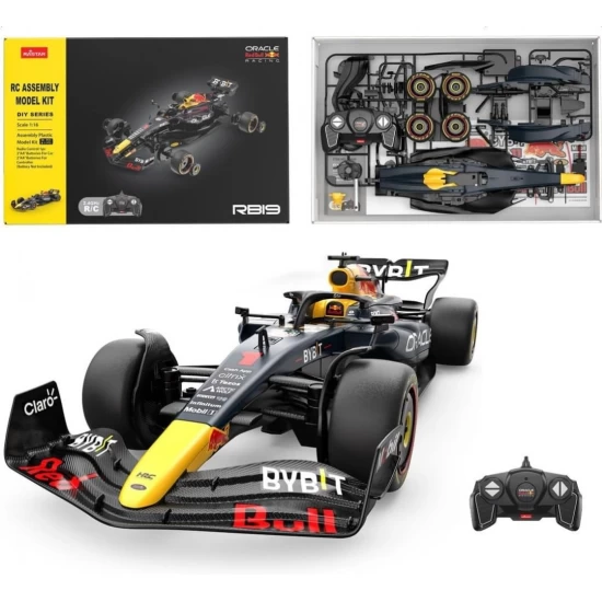 Set cuburi constructie masinuta cu telecomanda Red Bull F1 RB19 scara 1:16 Rastar 55 piese