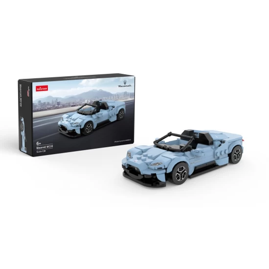 Set cuburi constructie masinuta Maserati MC20 Cielo scara 1:30 Rastar 370 piese