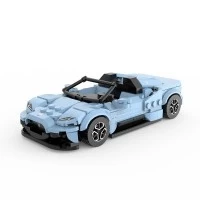 Set cuburi constructie masinuta Maserati MC20 Cielo scara 1:30 Rastar 370 piese
