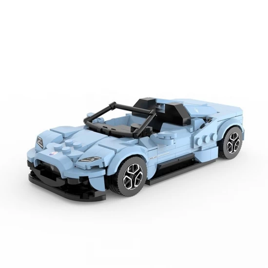 Set cuburi constructie masinuta Maserati MC20 Cielo scara 1:30 Rastar 370 piese