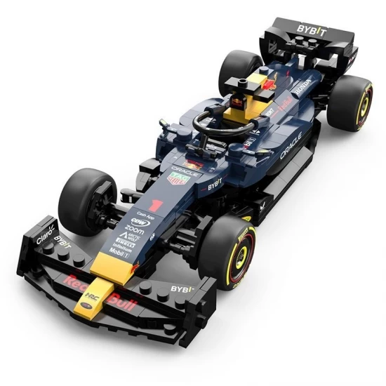 Set cuburi constructie masinuta Oracle Red Bull Racing RB19 F1 scara 1:24 Rastar 333 piese