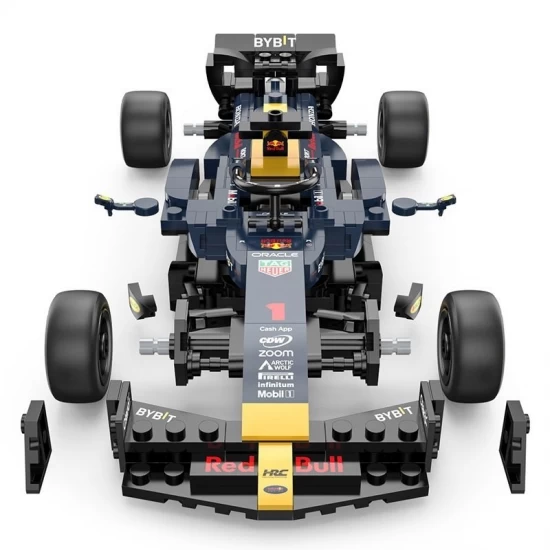 Set cuburi constructie masinuta Oracle Red Bull Racing RB19 F1 scara 1:24 Rastar 333 piese