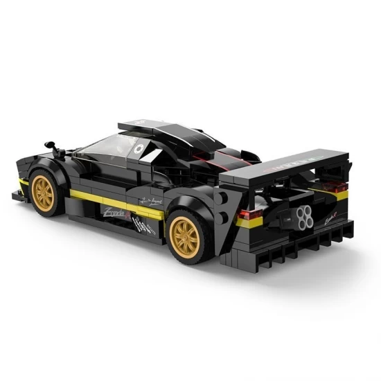 Set cuburi constructie masinuta Pagani Zonda R scara 1:28 Rastar 387 piese