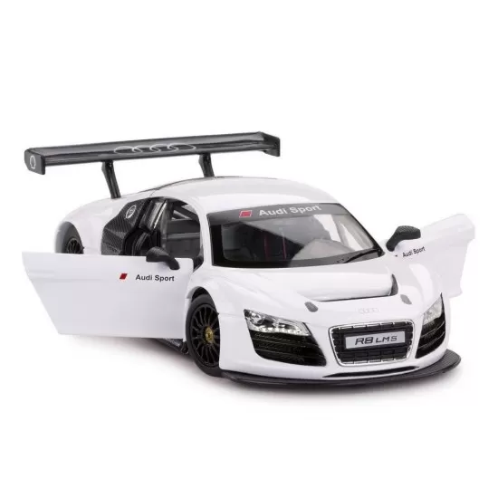 Masinuta metalica Audi R8 alb scara 1:24 Masinuta metalica Audi R8 alb scara 1:24