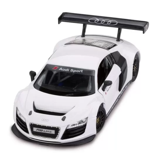 Masinuta metalica Audi R8 alb scara 1:24 Masinuta metalica Audi R8 alb scara 1:24