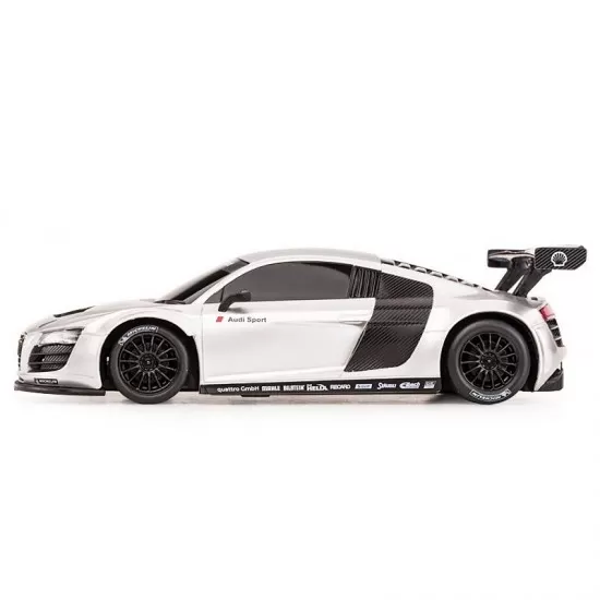Masinuta metalica Audi R8 argintie scara 1:24 Masinuta metalica Audi R8 argintie scara 1:24