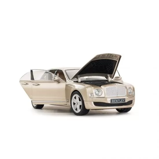 Masinuta metalica Bentley Mulsanne Champagne scara 1:18 Masinuta metalica Bentley Mulsanne Champagne scara 1:18