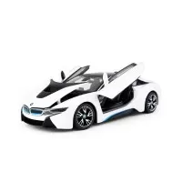 Masinuta metalica BMW I8 alba scara 1:24