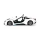 Masinuta metalica BMW I8 alba scara 1:24 Masinuta metalica BMW I8 alba scara 1:24