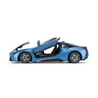 Masinuta metalica BMW I8 albastru scara 1:24
