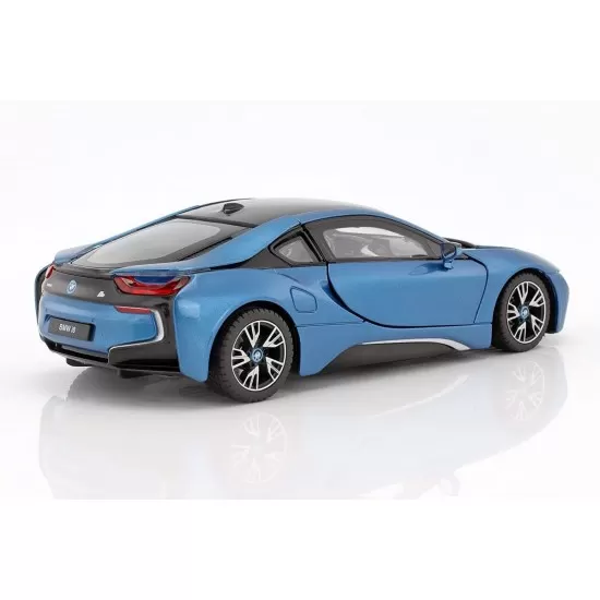 Masinuta metalica BMW I8 albastru scara 1:24 Masinuta metalica BMW I8 albastru scara 1:24