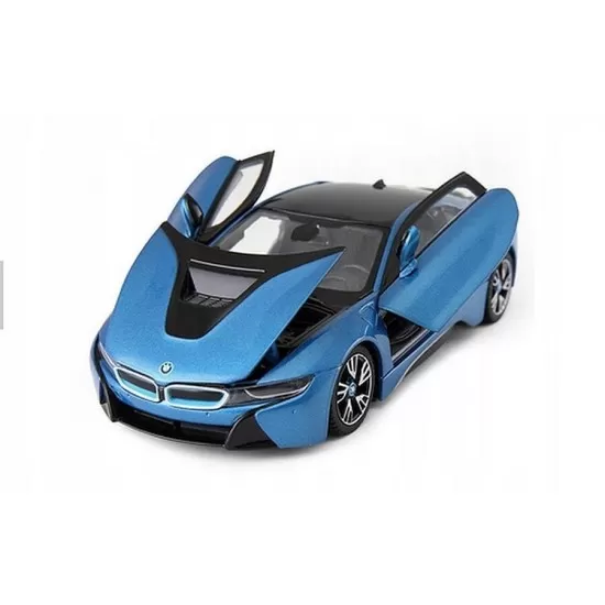 Masinuta metalica BMW I8 albastru scara 1:24 Masinuta metalica BMW I8 albastru scara 1:24