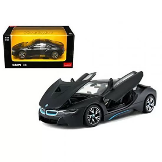 Masinuta metalica BMW I8 negru scara 1:24 Masinuta metalica BMW I8 negru scara 1:24