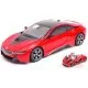 Masinuta metalica BMW I8 rosu scara 1:24