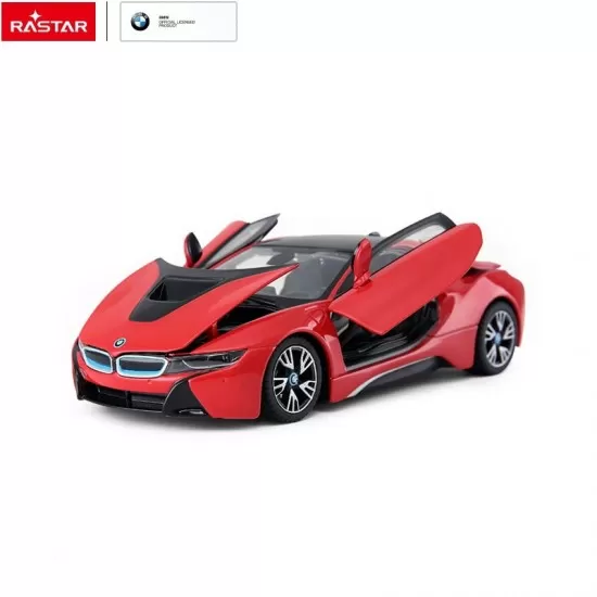 Masinuta metalica BMW I8 rosu scara 1:24