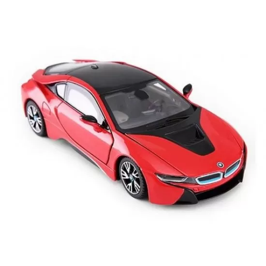 Masinuta metalica BMW I8 rosu scara 1:24