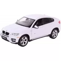 Masinuta metalica BMW X6 alb scara 1:24