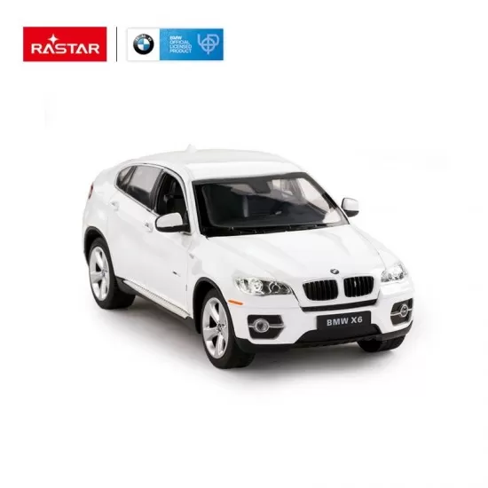 Masinuta metalica BMW X6 alb scara 1:24 Masinuta metalica BMW X6 alb scara 1:24