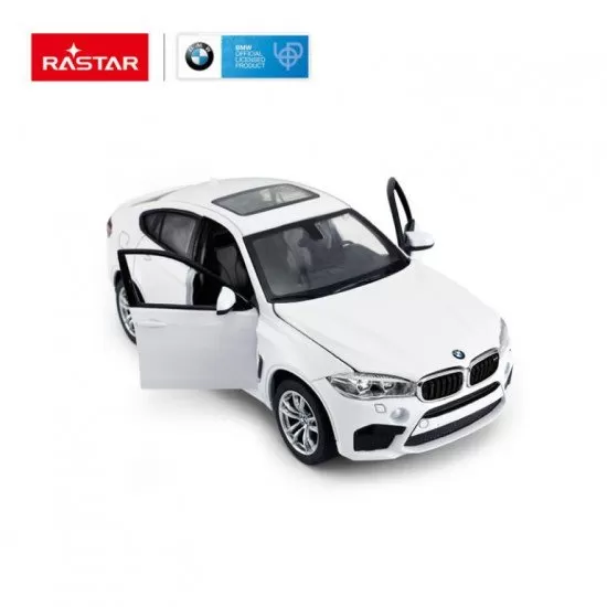 Masinuta metalica BMW X6M alb scara 1:24 Masinuta metalica BMW X6M alb scara 1:24