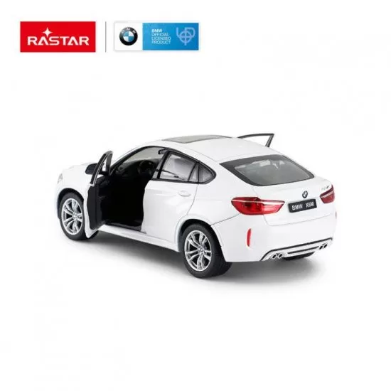 Masinuta metalica BMW X6M alb scara 1:24 Masinuta metalica BMW X6M alb scara 1:24
