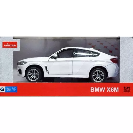 Masinuta metalica BMW X6M alb scara 1:24 Masinuta metalica BMW X6M alb scara 1:24