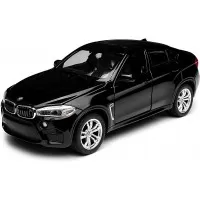 Masinuta metalica BMW X6M negru scara 1:24