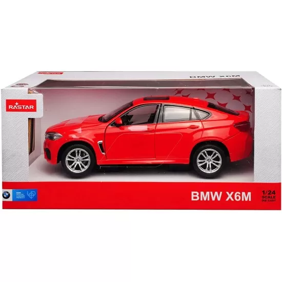 Masinuta metalica BMW X6M rosu scara 1:24 Masinuta metalica BMW X6M rosu scara 1:24