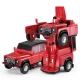 Masinuta metalica convertibila Land Rover Defender rosu scara 1:32