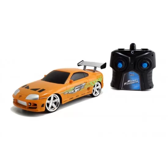 Masinuta metalica cu telecomanda Fast and Furious Brian's Toyota scara 1:24 Masinuta metalica cu telecomanda Fast and Furious Brian's Toyota scara 1:24