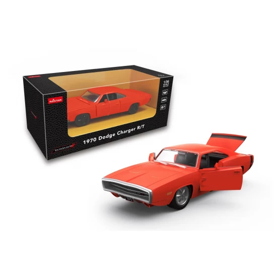 Masinuta metalica Dodge Charger R/T 1970 portocaliu scara 1:36 Masinuta metalica Dodge Charger R/T 1970 portocaliu scara 1:36