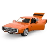 Masinuta metalica Dodge Charger R/T 1970 portocaliu scara 1:36