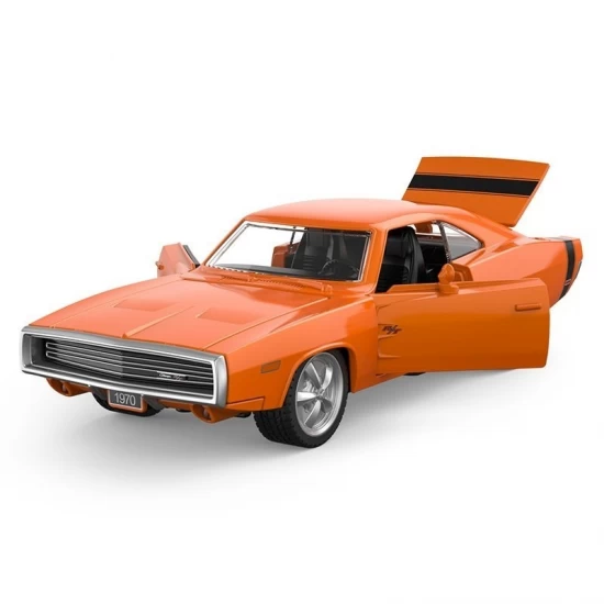 Masinuta metalica Dodge Charger R/T 1970 portocaliu scara 1:36 Masinuta metalica Dodge Charger R/T 1970 portocaliu scara 1:36
