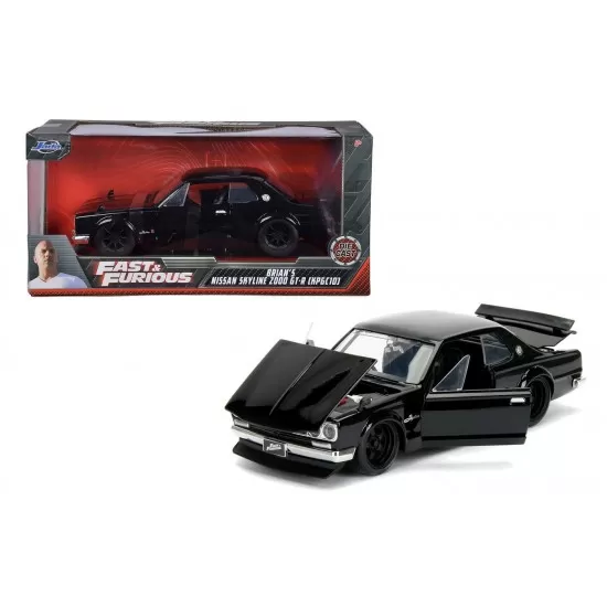 Masinuta metalica Fast and Furious 1971 Nissan Skyline scara 1:24 Masinuta metalica Fast and Furious 1971 Nissan Skyline scara 1:24