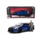 Masinuta metalica cu figurina Fast and Furious Nissan Skyline scara 1:18